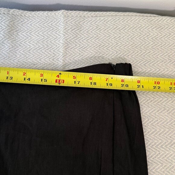 J.Jill Linen Stretch Pants Womens 2x Black Tapered Capri Pull On Beachy Resort - Picture 8 of 11